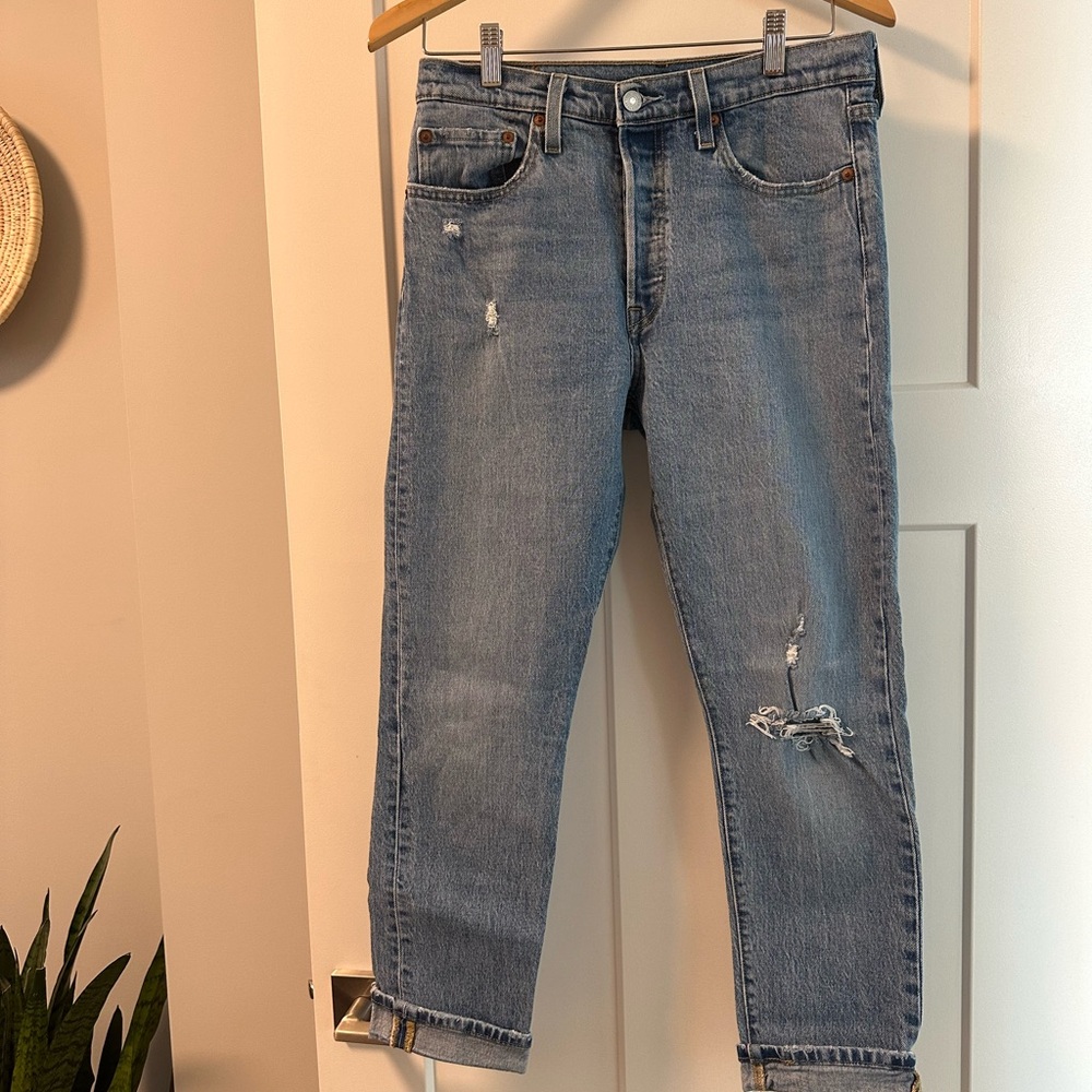 Levi’s 501 straight leg Women’s Blue Jeans - Medium Blue